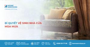 Bí quyết vệ sinh nhà cửa mùa mưa